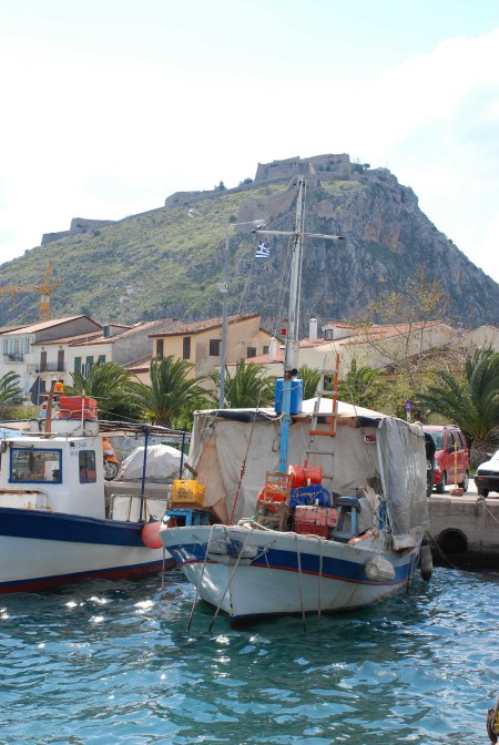 Fishing boats in Nafplio harbour